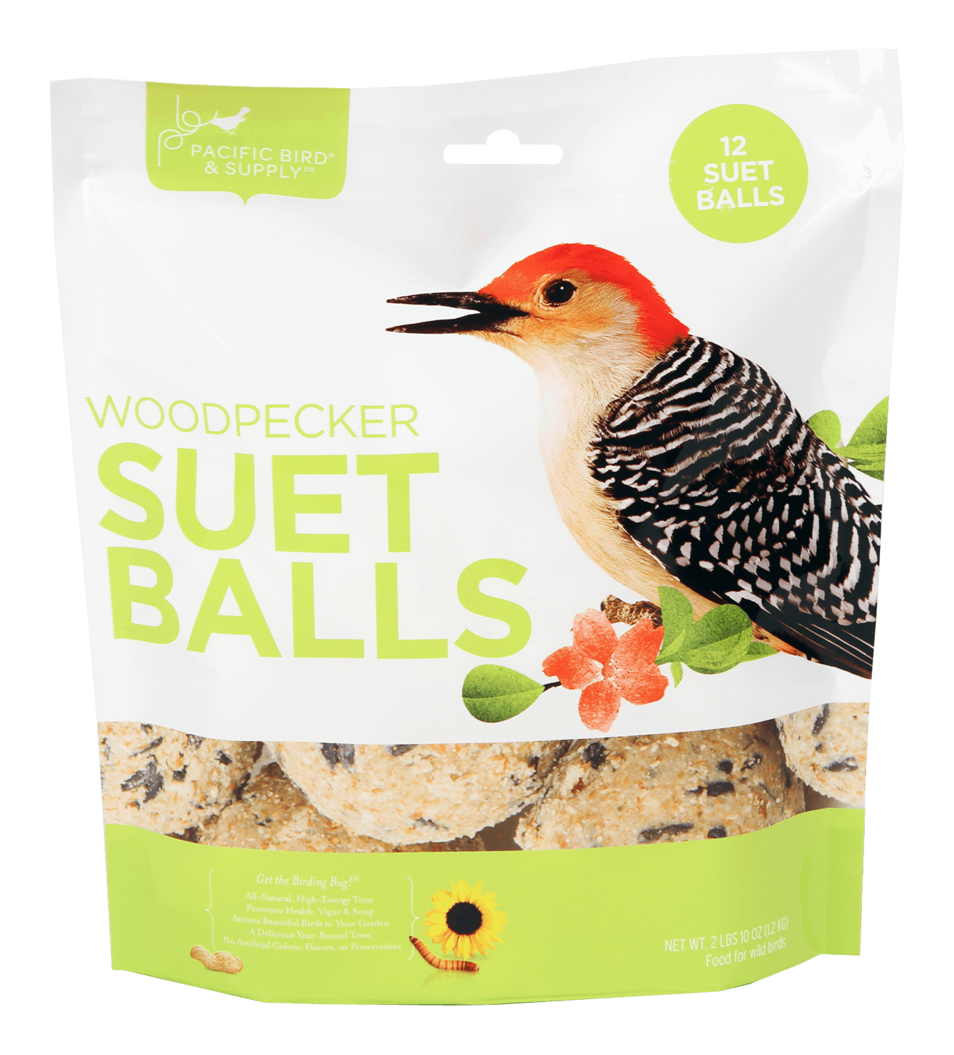 Woodpecker Suet Balls (12pk) - Click Image to Close