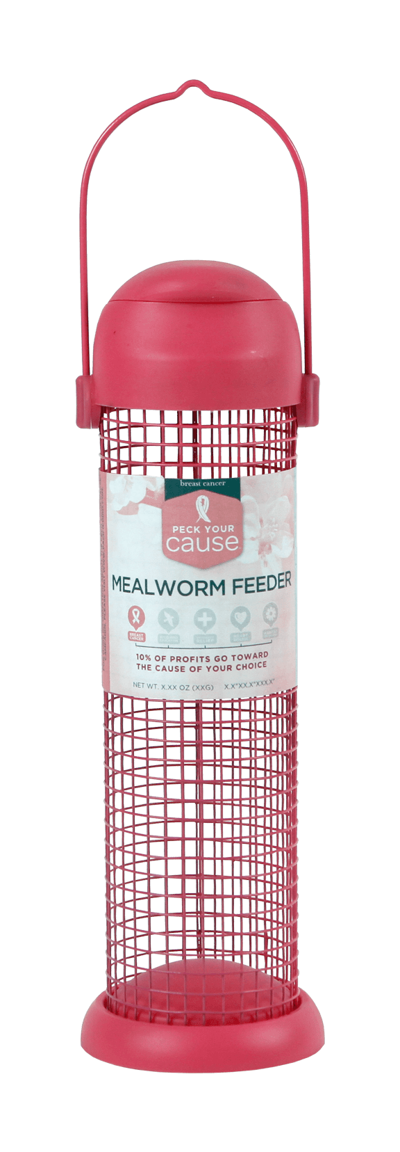 Peck Your Cause® Mealworm Feeder